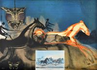 Salvador Dali TROTTING HORSES Lithograph, Signed Edition - Sold for $2,048 on 05-06-2023 (Lot 194).jpg